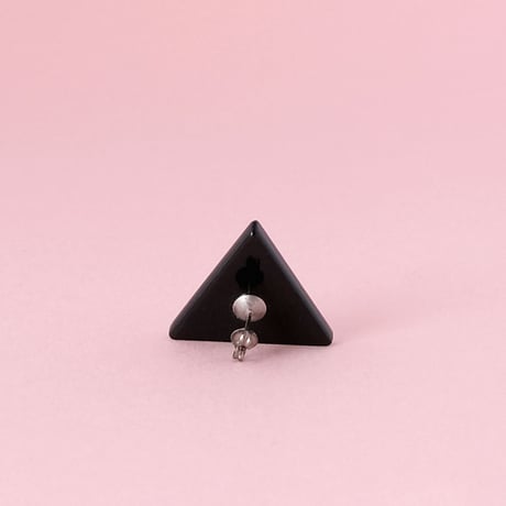 定池夏子／SADAIKE Natsuko「工程ピアス 木地」