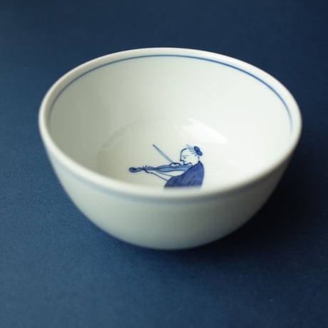 上出長右衛門窯／KUTANI CHOEMON「汲出碗 笛吹」