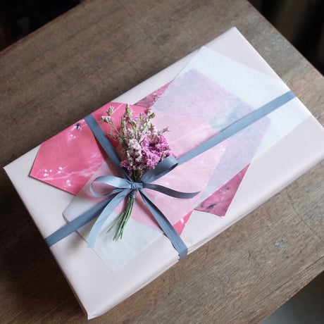NOTE Flower／ノートフラワー「ドライフラワーのミニブーケ付き包装」