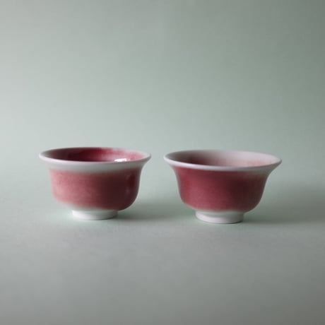 山﨑美和／YAMASAKI Miwa「赤の茶杯（湯のみ／煎茶）」