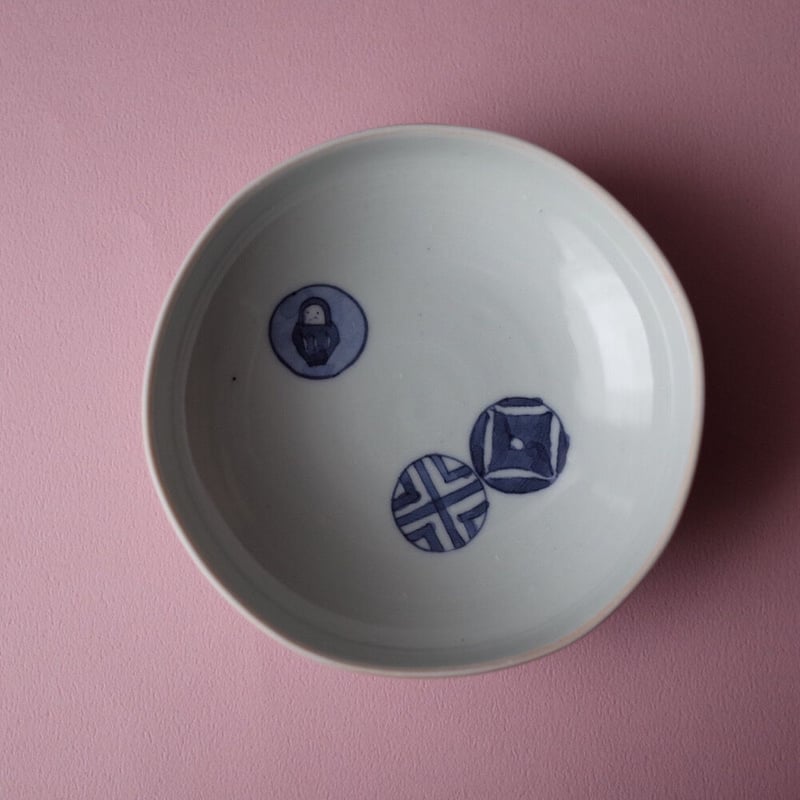 工房あめつち／Kobo Ametsuchi「色絵 蓋物 だるま」 | オトメの金沢 陳列室