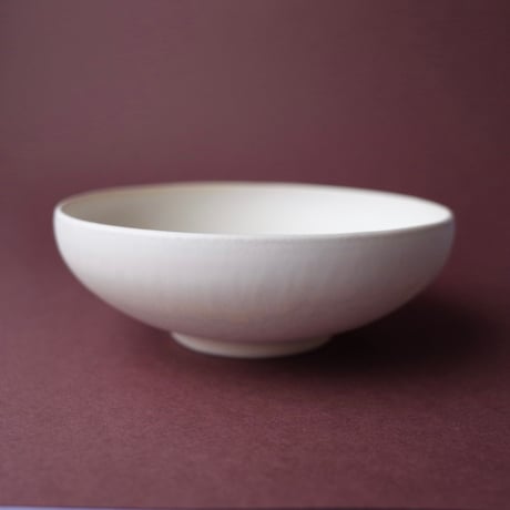 結城 彩／YUKI Aya「マル鉢 white」