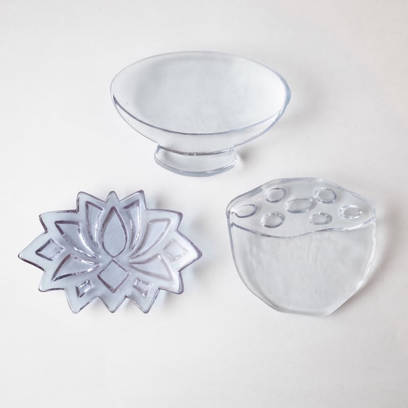 田聡美 さん 器 豆皿 ガラス 硝子 中国茶器 田 聡美/DEN Satomi「豆もん皿」 | オトメの金沢 陳列室