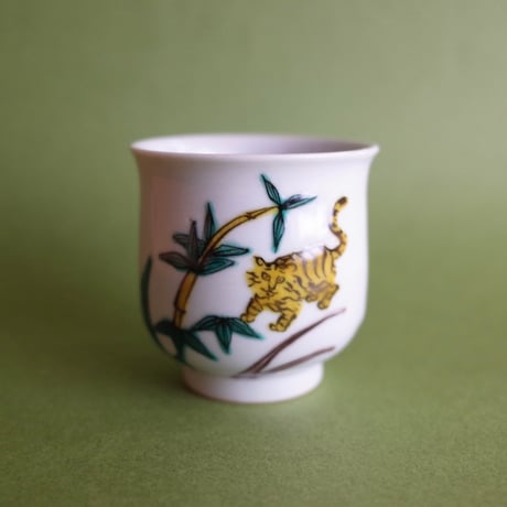 工房あめつち／Kobo Ametsuchi「色絵 大虎筒杯（お1人様1点まで）」