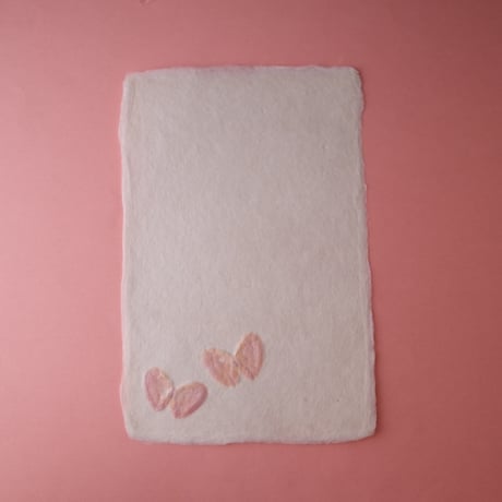 ののわし／Nonowashi「ワンポイント桜貝／草花はがき」