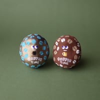 Norikazu Hatta「ミニだるま コーヒー 金／茶」