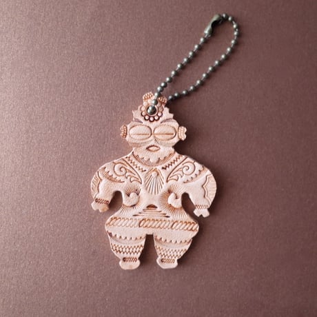 gris-gris leathers／グリグリレザーズ「土偶キーホルダー」