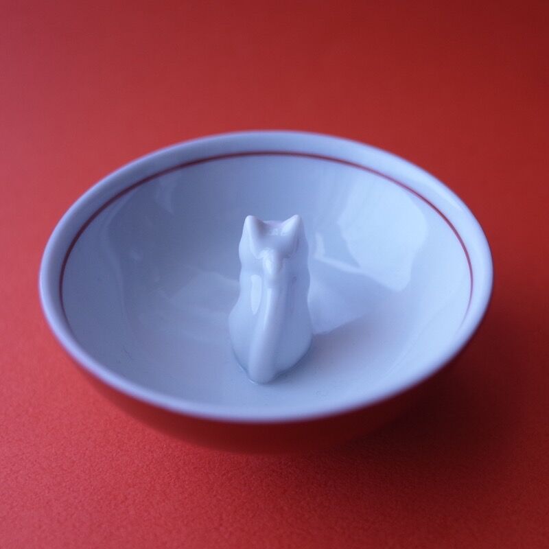 上出長右衛門の猫 ちょうえもん座猫／上出長右衛門窯（かみでちょうえもんがま