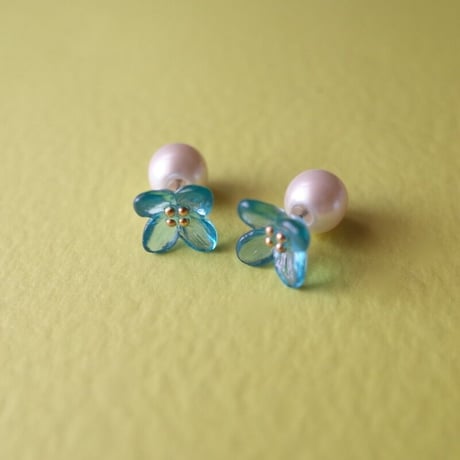 静観朋恵／SHIZUMI Tomoe「はなピアス／はなパールピアス」