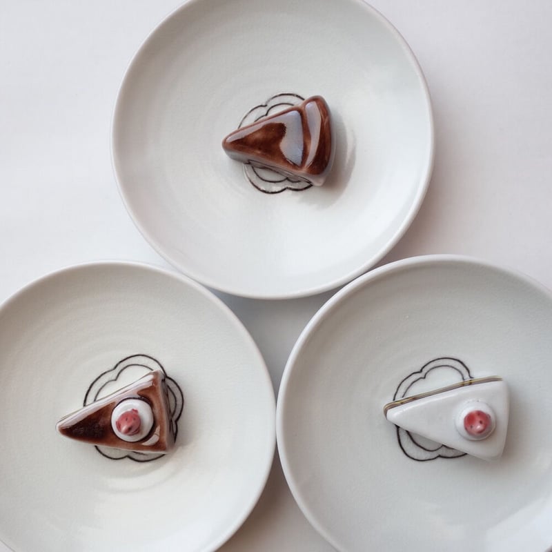 今江未央／IMAE Mio「九谷焼立体豆皿 ケーキ」 | オトメの金沢 陳列室