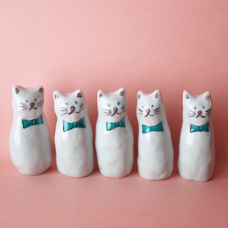 ri-chan/猫ひげ商店 今江未央／IMAE Mio「九谷焼猫ひげスタンド」 | オトメの金沢 陳列室