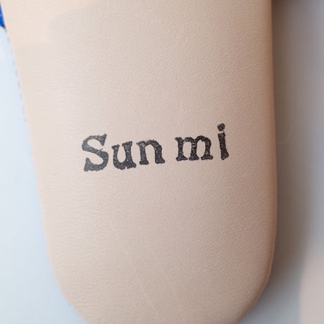 Sun miのスリッパ 馬（黄色）
