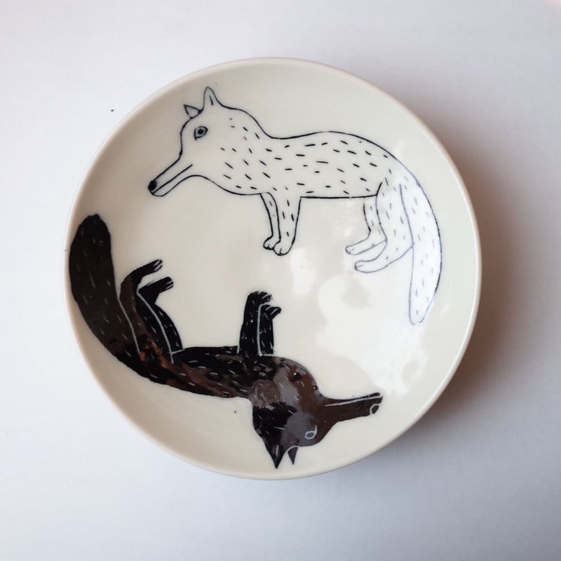 Aki 蝶の絵皿 Niisato Akio - Works | Oxford Ceramics Gallery