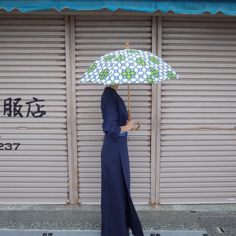 Sun miの傘 青緑（50cm）