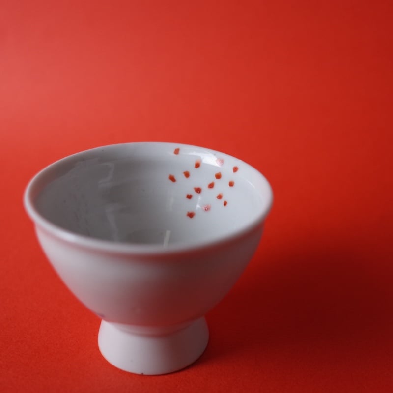 工房あめつち／Kobo Ametsuchi「色絵 月見／花見／花火で一杯」（お一