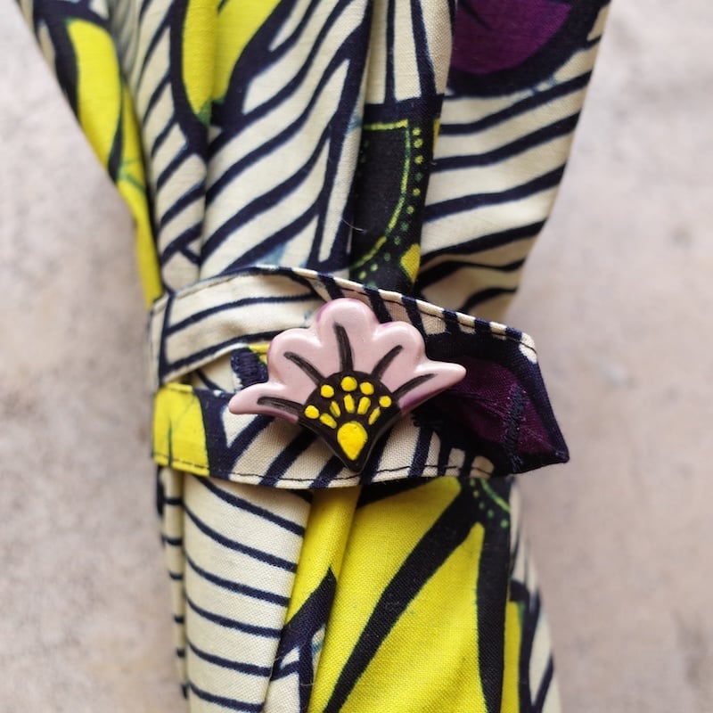 Sun miさん日傘 日傘 sun mi サンミ 晴雨兼用日傘 えいきち USED美品 アフリカン