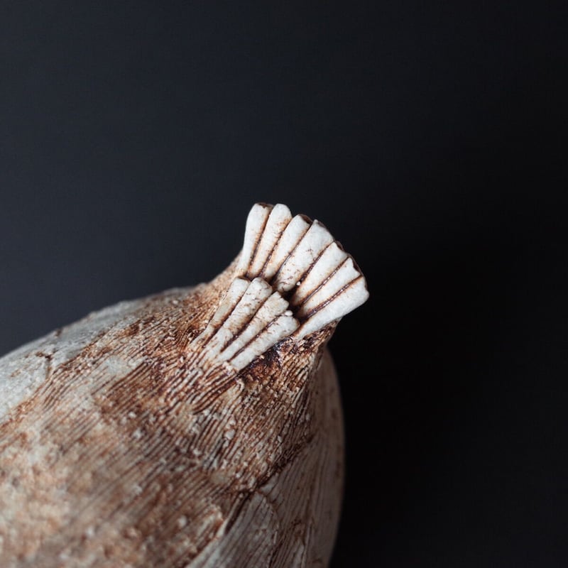 中嶋寿子　置物　小物入れ　作家　陶磁器　オブジェ 中嶋寿子 陶のオブジェ - poooL (online shop)