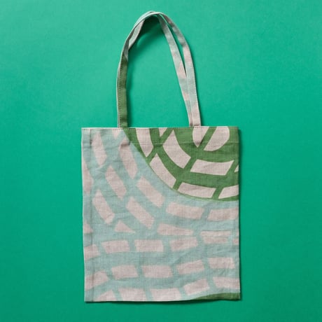 山﨑菜穂子／YAMAZAKI Nahoko「型染 BOOK BAG（ホームセンターシリーズ）」
