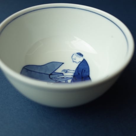 上出長右衛門窯／KUTANI CHOEMON「汲出碗 笛吹」