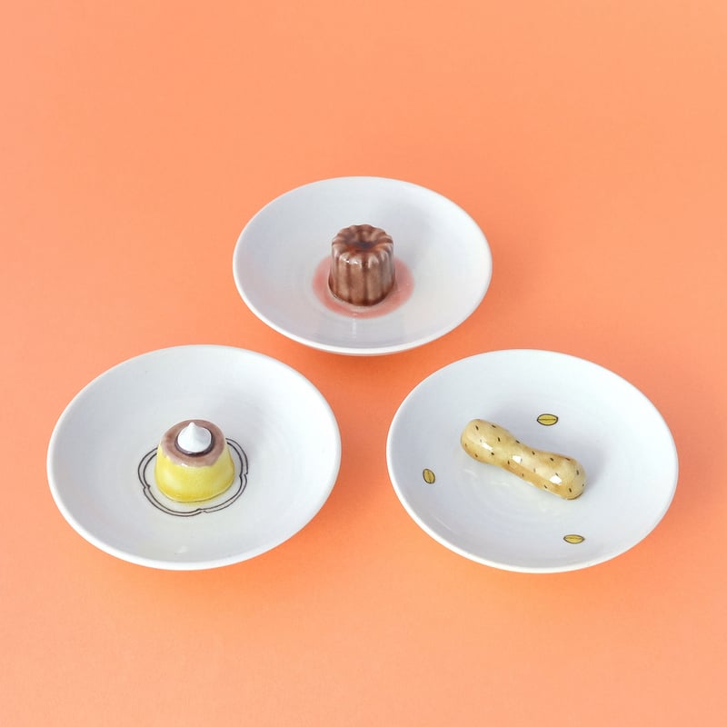 今江未央／IMAE Mio「九谷焼立体豆皿 ケーキ」 | オトメの金沢 陳列室