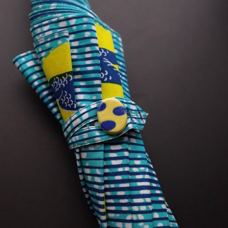 Sun miの傘 ツバメ柄 50cm 水色に黄色 | オトメの金沢 陳列室