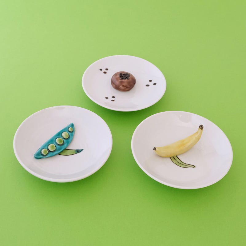 今江未央／IMAE Mio「九谷焼立体豆皿 果物と野菜」 | オトメの金沢 陳列室