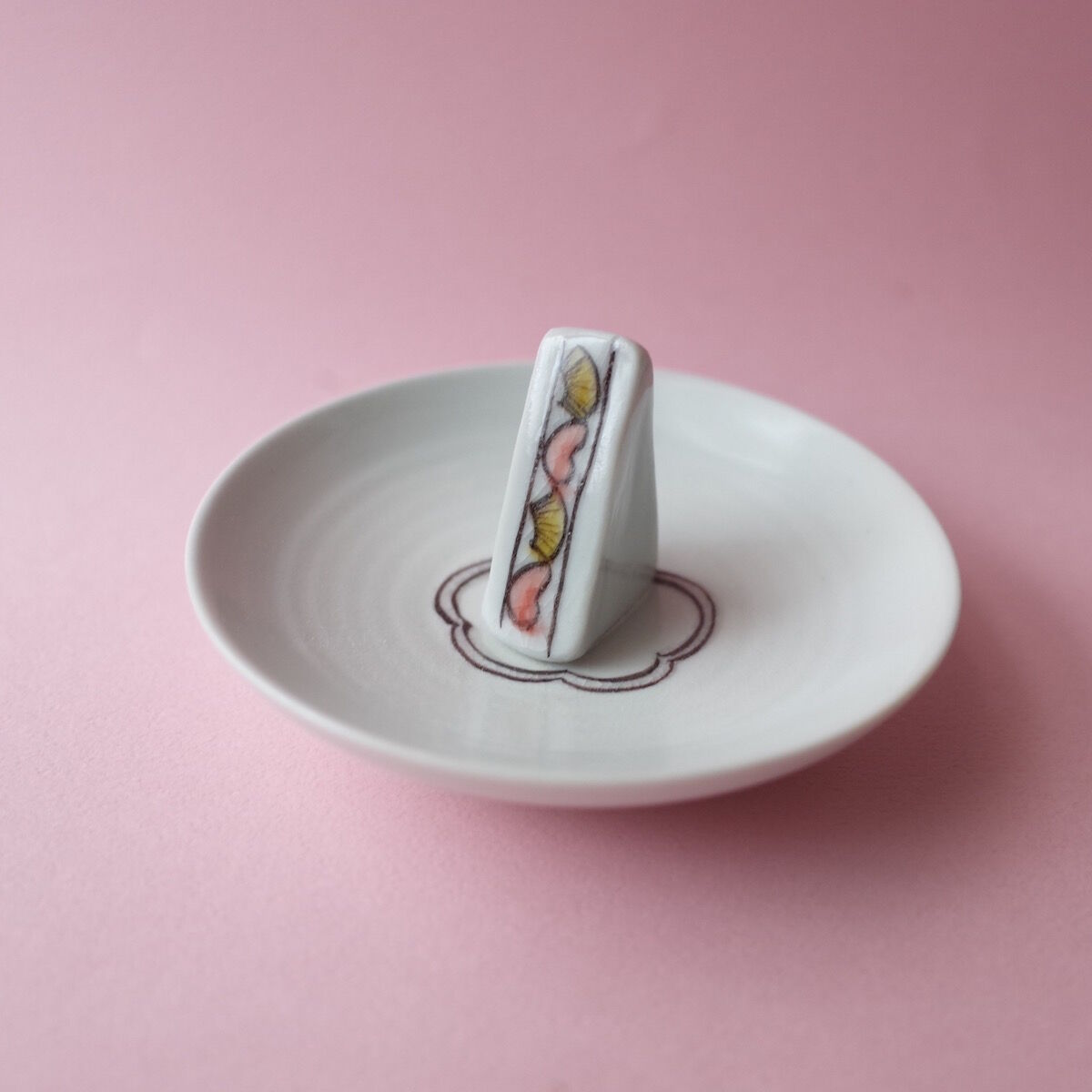 今江未央／IMAE Mio「九谷焼立体豆皿 フルーツサンド」 | オトメの金沢