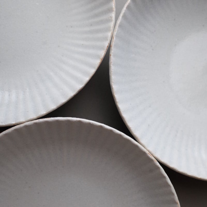 シマシマポタリさん電照菊の8寸皿2枚セット シマシマポタリさん電照菊の8寸皿2枚セット シマシマポタリさん