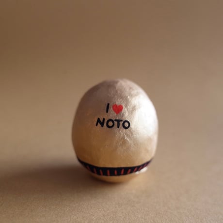 Norikazu Hatta「ミニだるま I LOVE NOTO／I LOVE SAKE」