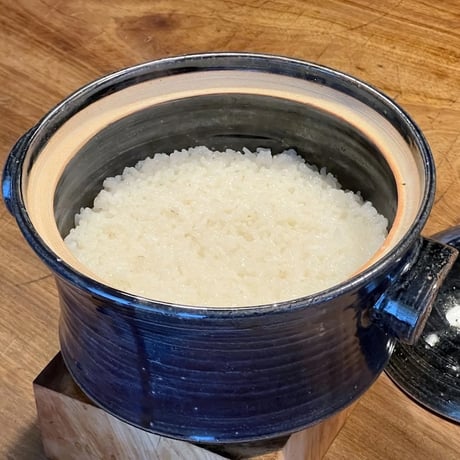 能登デザイン室／Noto Design「炊飯鼓型土鍋 白マット／瑠璃釉」