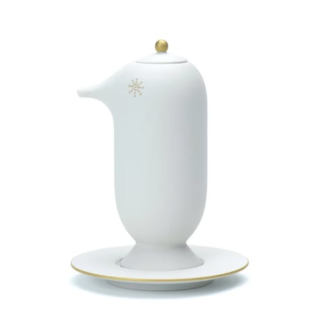 上出長右衛門窯／KUTANI CHOEMON「FORMA 醤油さし 鳥型」
