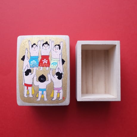 岩本清商店／IWAMOTO Kiyoshi Shouten「チビ桐箱 土俵入り」