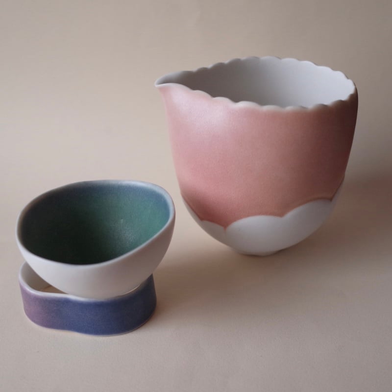 中国美術 斑紫釉 輪花 碗 時代物 DT444 中国美術 斑紫釉 輪花 碗 時代物 DT444