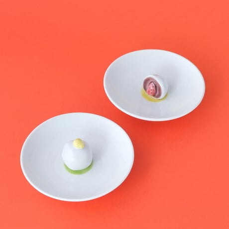 今江未央／IMAE Mio「九谷焼立体豆皿 和菓子」