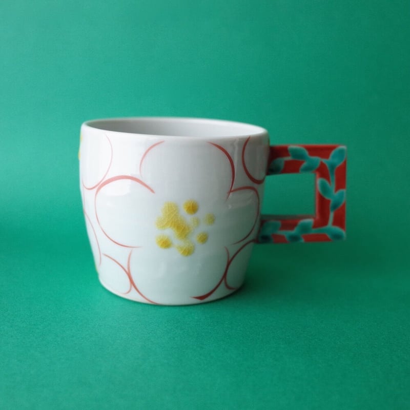 赤地 径／AKAJI Kei「マグカップ 花 太」 | オトメの金沢 陳列室