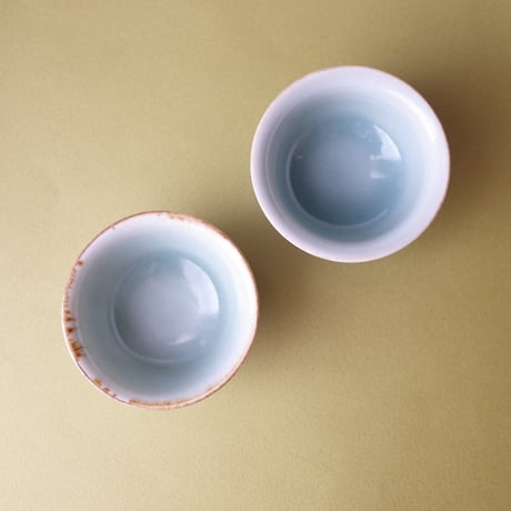 山﨑美和／YAMASAKI Miwa「青の茶杯（煎茶湯のみ）」