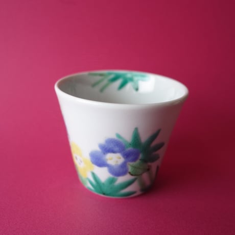 庄田春海／SHODA Harumi「色絵花影カップ」