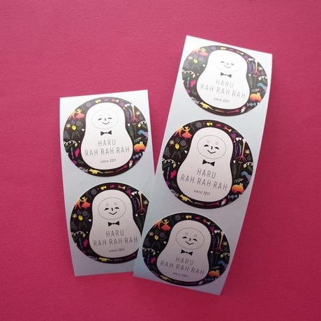 NAKAYAMA Tomoko／中山知子『ともこの旅』＋ひめだるまカード＆シール＋冊子いろいろ