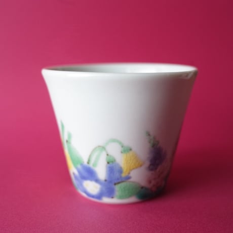 庄田春海／SHODA Harumi「色絵花影カップ」