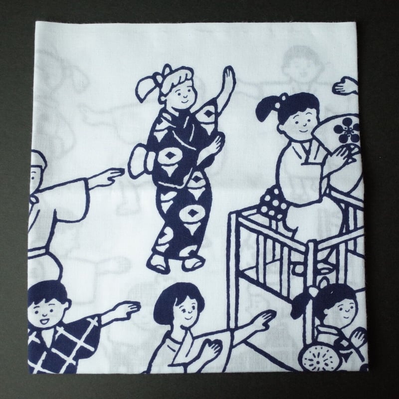 赤池佳江子／AKAIKE Kaeko「盆踊りてぬぐい」 | オトメの金沢 陳列室