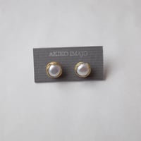 今城晶子／IMAJO Akiko「淡水パール包みのピアス／イヤリング」