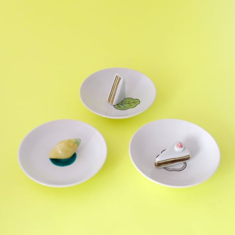 今江未央／IMAE Mio「九谷焼立体豆皿 果物と野菜」