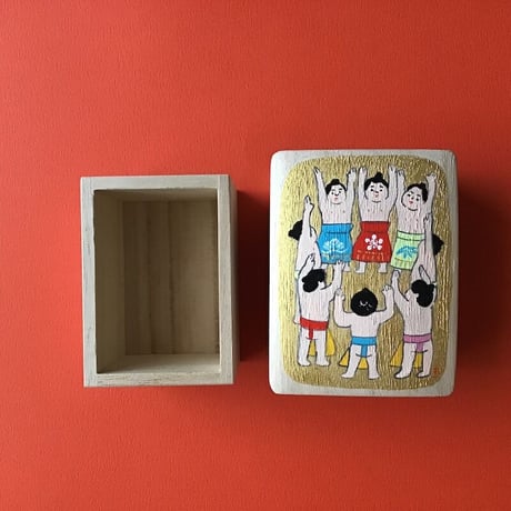 岩本清商店／IWAMOTO Kiyoshi Shouten「チビ桐箱 土俵入り」
