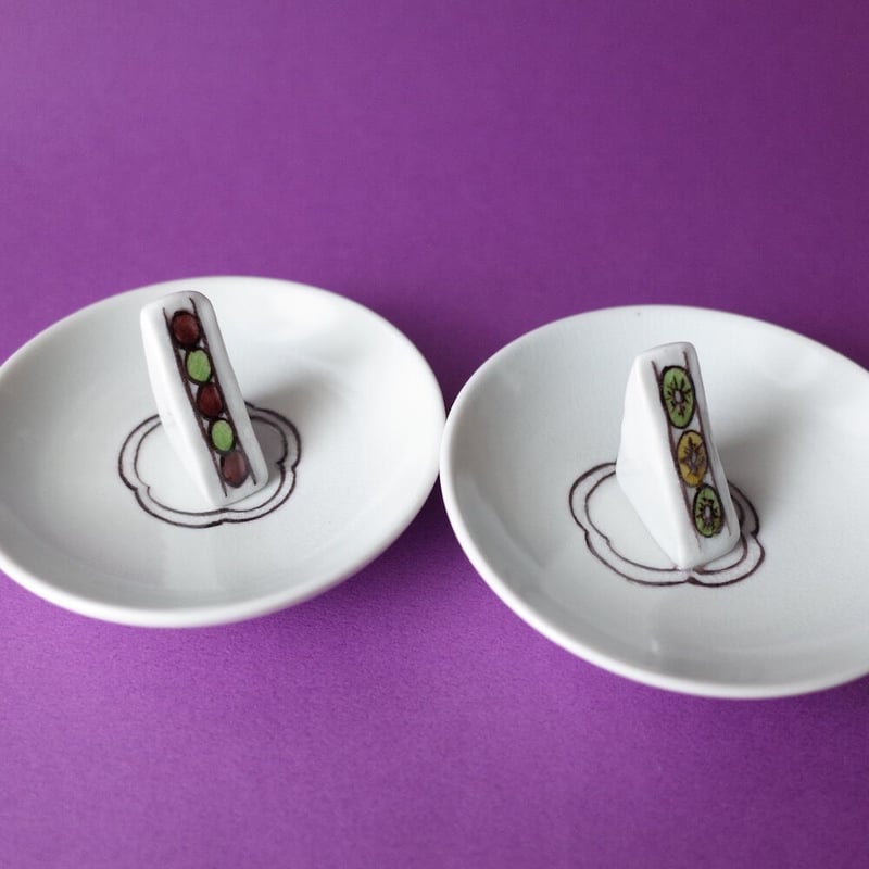 今江未央／IMAE Mio「九谷焼立体豆皿 フルーツサンド」 | オトメの金沢