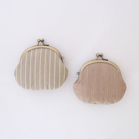 山崎麻織物工房／Yamazaki Notojofu Workshop「能登上布がま口」