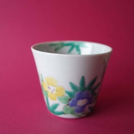 庄田春海／SHODA Harumi「色絵花影カップ」