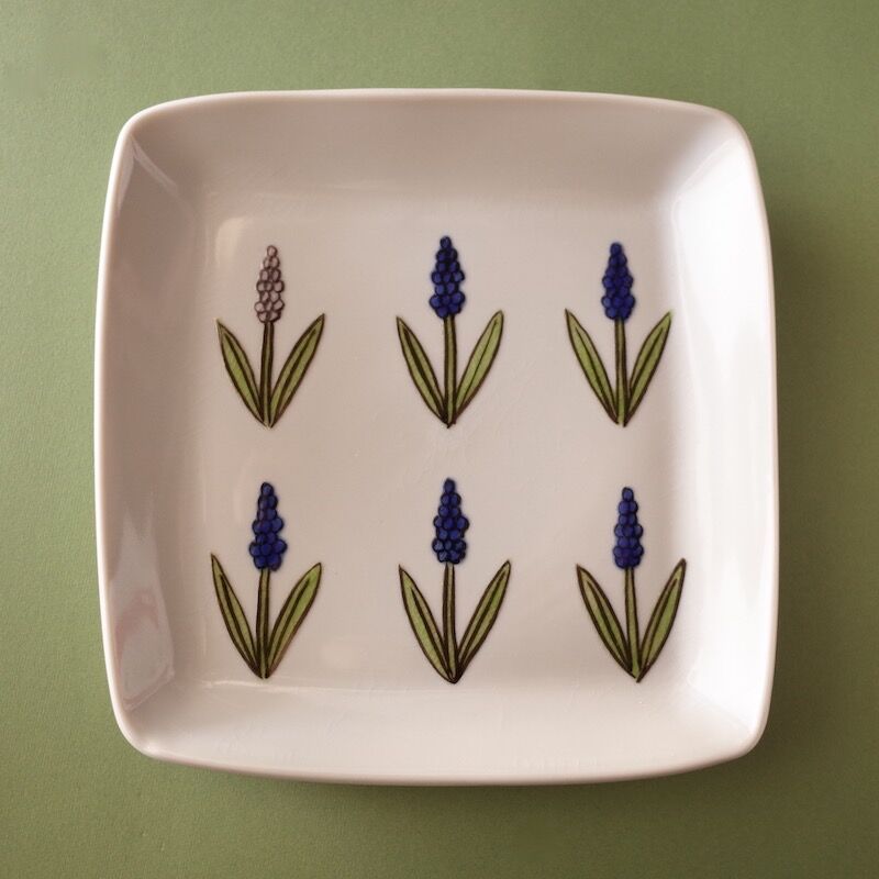 今江未央／IMAE Mio「九谷焼 四角皿 大」 | オトメの金沢 陳列室