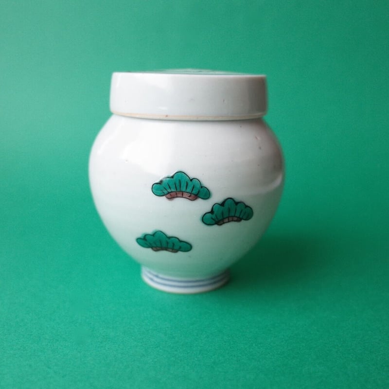 工房あめつち/Kobo Ametsuchi「色絵 小塩壷 力士(お一人様1点まで