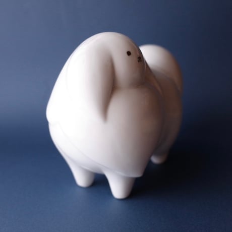 上出長右衛門窯／KUTANI CHOEMON「白狗貯金箱」
