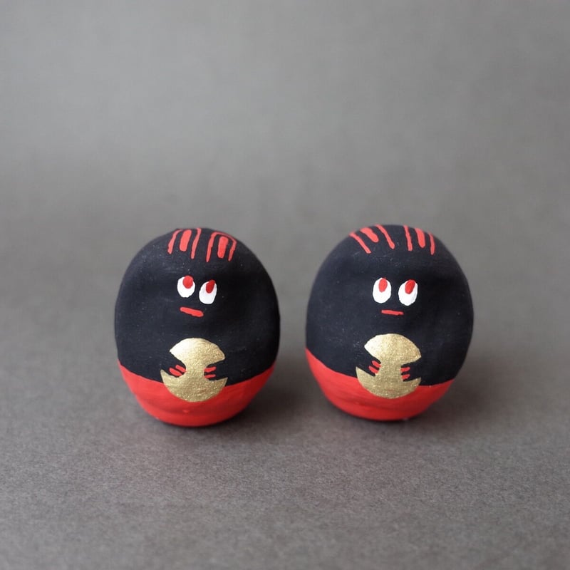 Norikazu Hatta「ミニだるま うさぎと月」 | オトメの金沢 陳列室 Norikazu Hatta「ミニだるま うさぎと月」 | オトメの金沢 陳列室